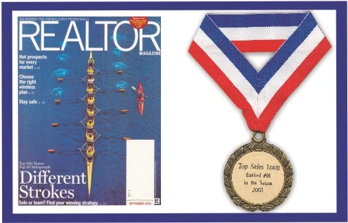 Realtor Magazine Top 100 Home Sales Team award