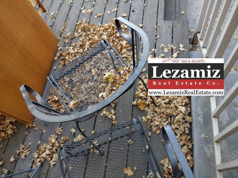 Fall cleaning with a pressure washer