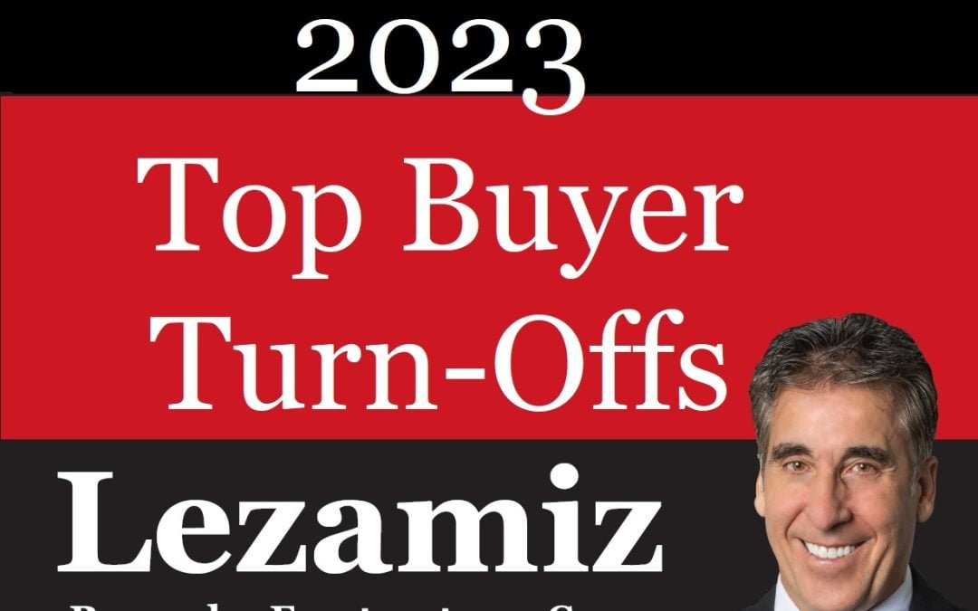 2023 Top Buyer Turn-offs