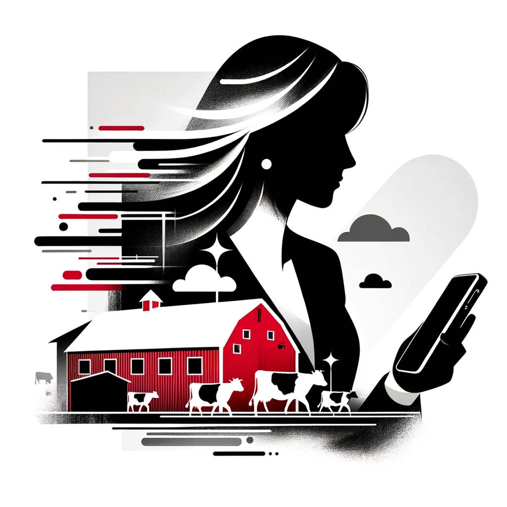 Abstract art of an open book on a white background with bold black and red strokes symbolizing a Buyer's Guide to Houses.