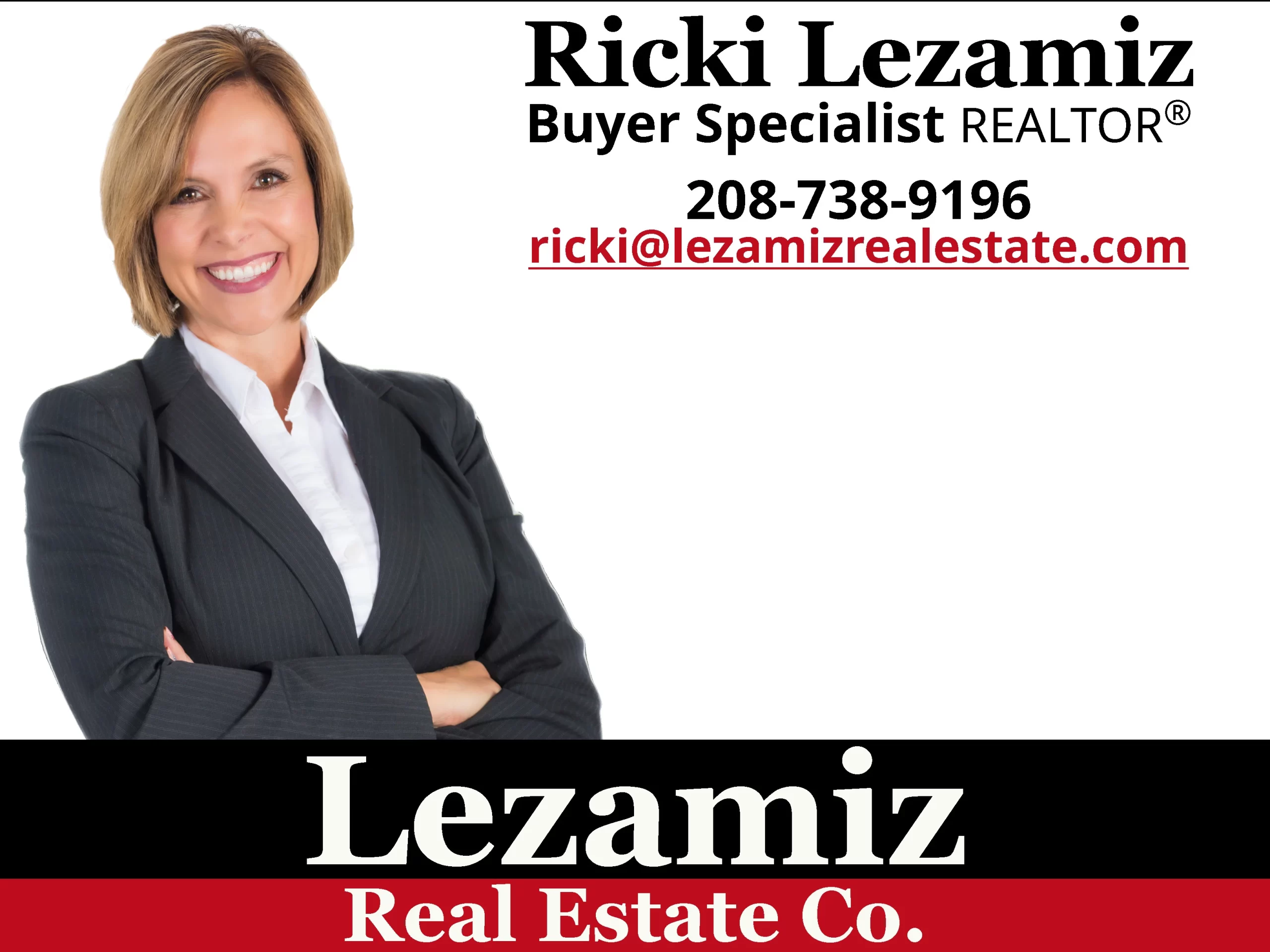 Ricki Lezamiz, a real estate professional in Twin Falls, Idaho, offering personalized real estate services as a REALTOR®.